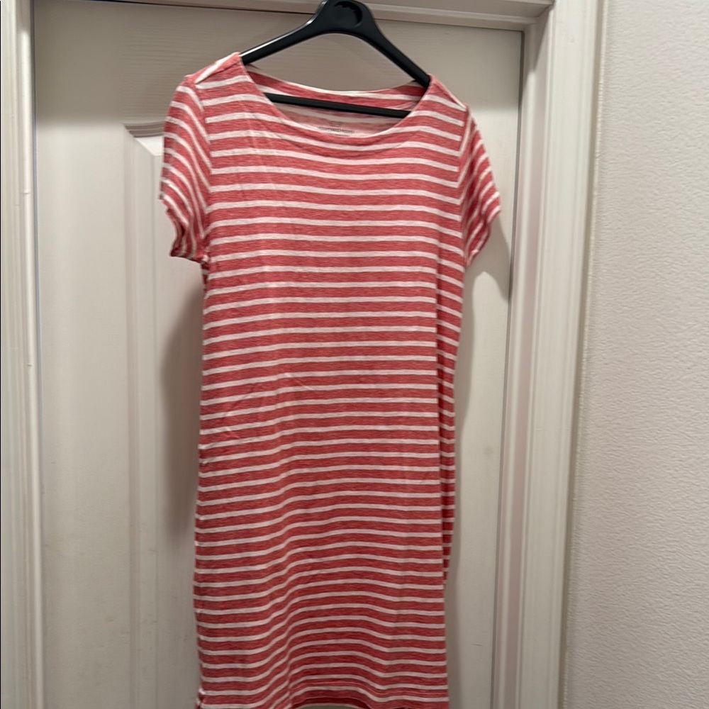 Vineyard Vines Pink and White Sheath Mini Dress